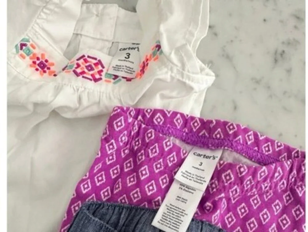 New Carter’s baby girl 3 month set 2pc Tank legging Summer Set